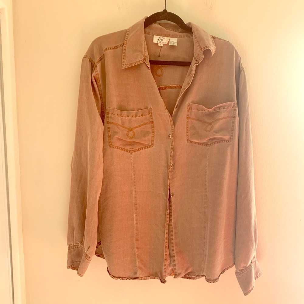 Vintage Fiji sport silk top